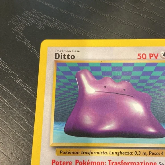 Ditto 18/62 Fossil Pokémon Card 1999 Non Holo (Italian) - Picture 4 of 8